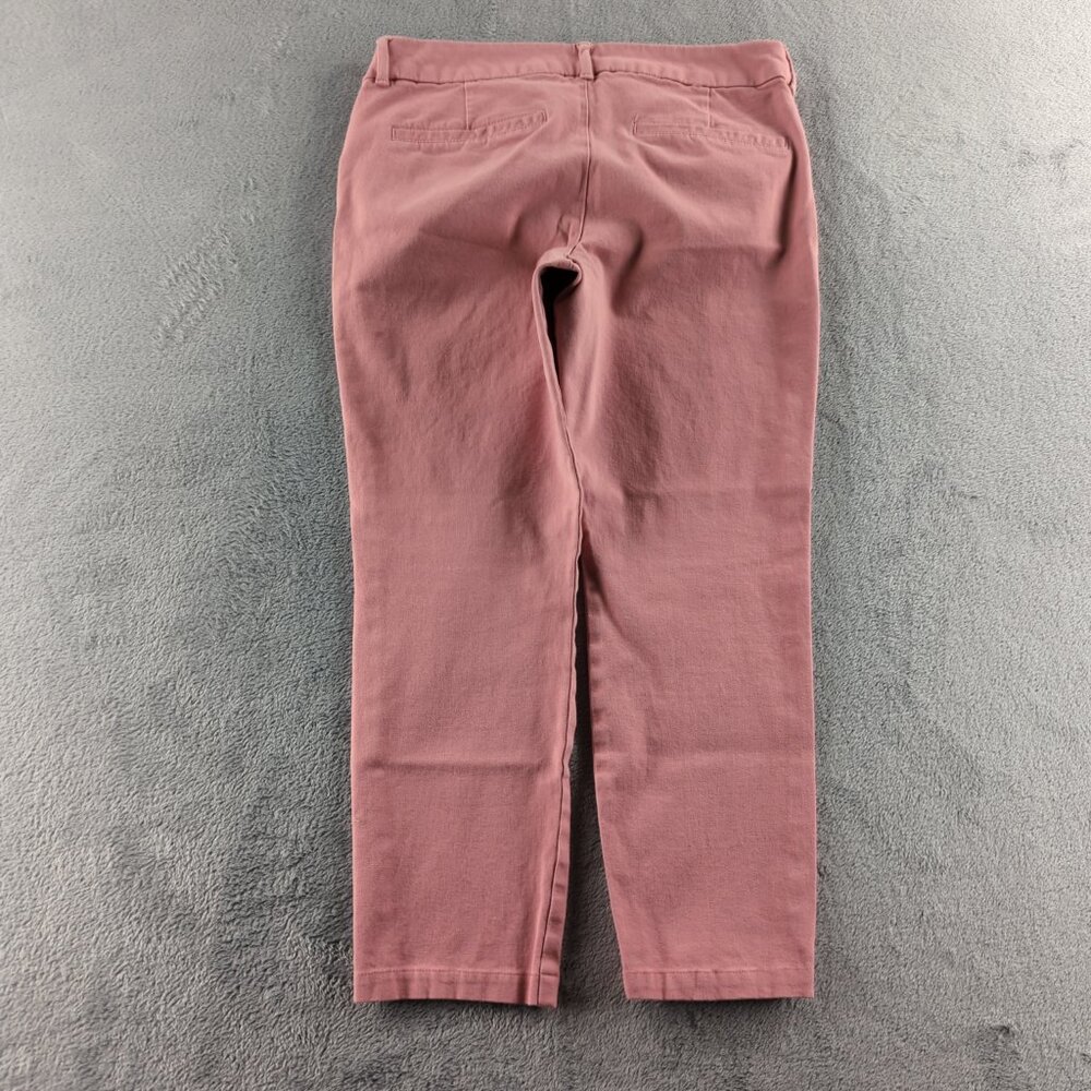 Old Navy Womens 8 Pink Pixie Ankle Slim Fit Stretch Pull On Pants - Picture 6 of 9